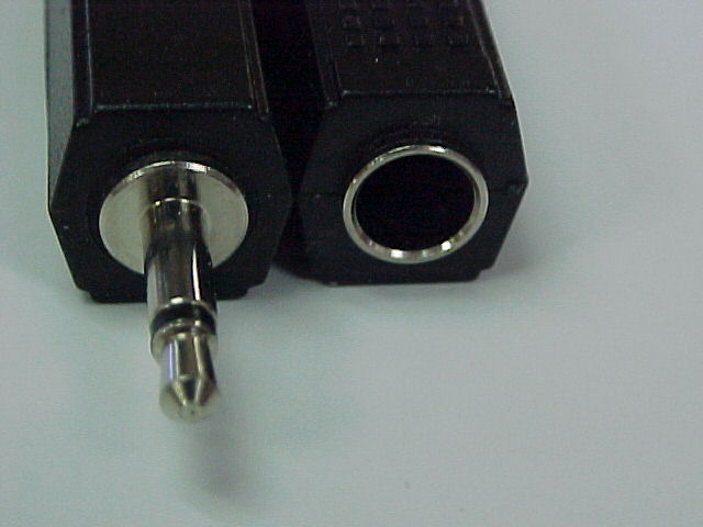 1/8"M - 1/4" F Audio Jack Adapter