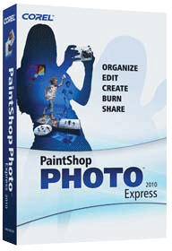 Academic Corel Paint Shop Photo Express 10 Win - Click Image to Close