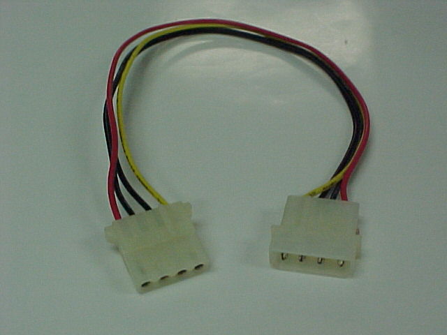 Internal 12" power extention cable